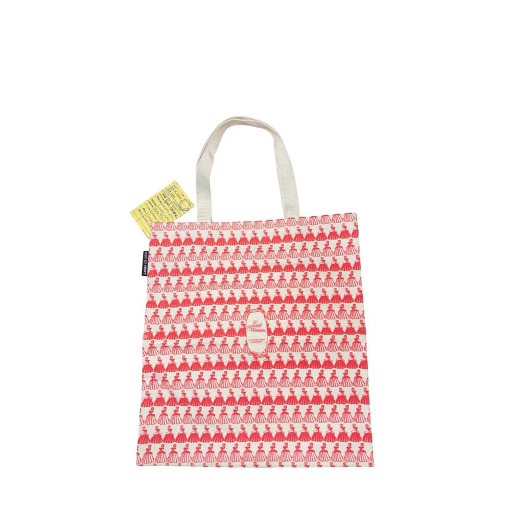 NEW Out Of Print "Little Women" Pink/Cream Cotton Tote Bag